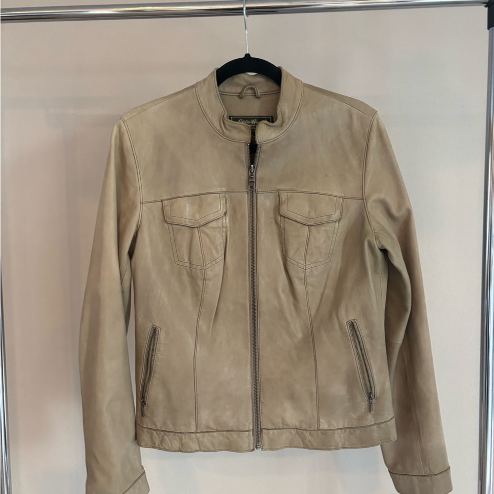 Eddie Bauer Leather Moto Jacket